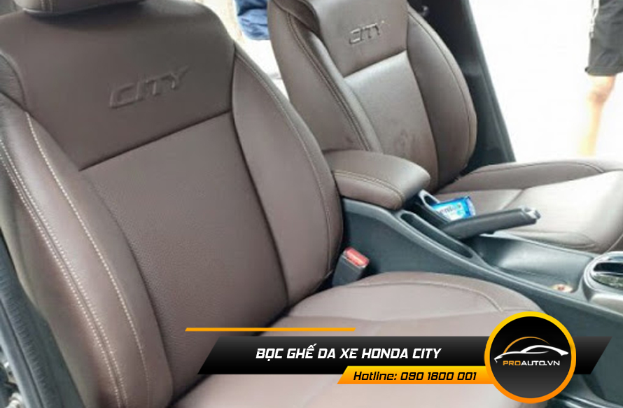 Bọc ghế da xe honda city theo form zin