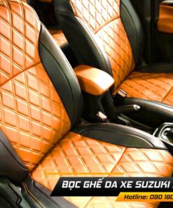 Mẫu bọc ghế da xe suzuki xl7 kiểu quả trám