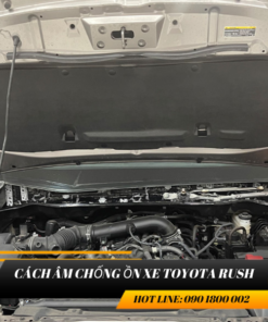 Cách âm chống ồn xe Toyota Rush - vị trí khoang máy