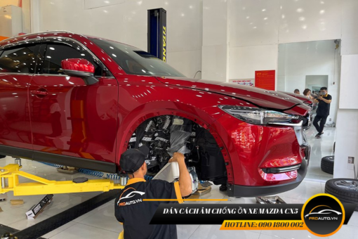 Cách âm chống ồn xe mazda cx5