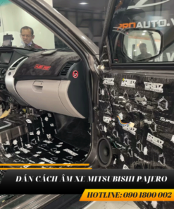 Cách âm chống ồn xe mitsubishi pajero vị trí cửa