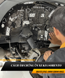 Cách âm chống ồn xe Kia Sorento