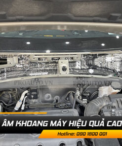 Cách âm chống ồn xe mitsubishi pajero vị trí khoang máy