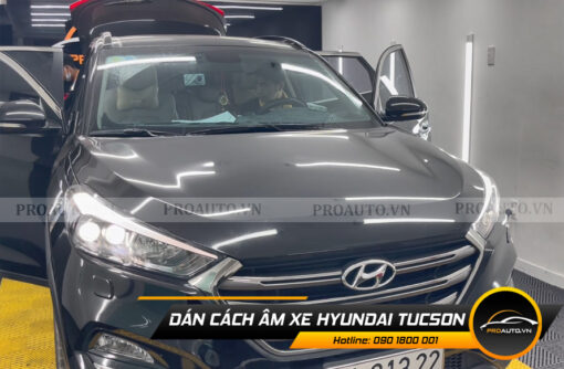 Cách âm chống ồn xe hyundai Tucson