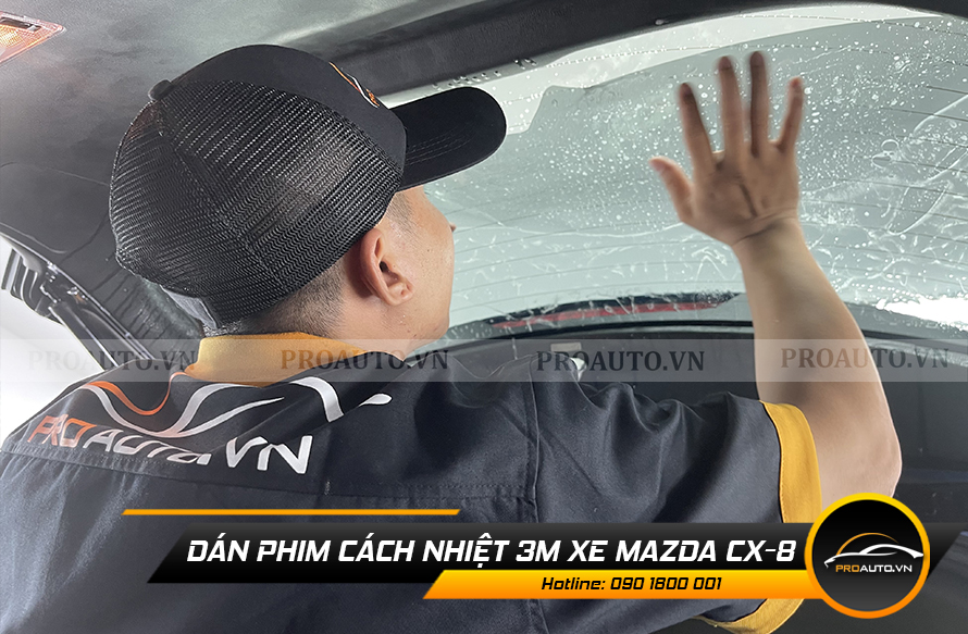 Dán phim cách nhiệt xe mazda cx8 - Lái xe an toàn