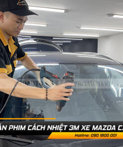 Dán phim cách nhiệt xe mazda cx8 - Tiết kiệm nguyên liệu