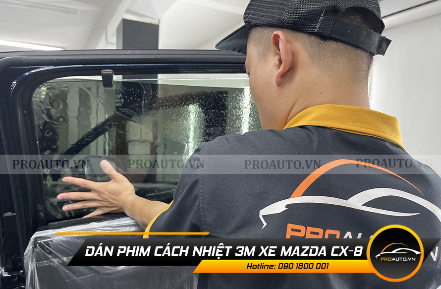 Dán phim cách nhiệt xe mazda cx8 - Cân bằng nhiệt độ trong xe