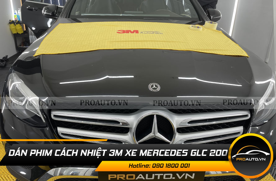 Dán phim cách nhiệt mercedes glc 200