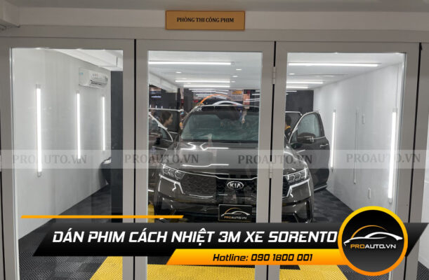 Dán phim cách nhiệt xe kia sorento