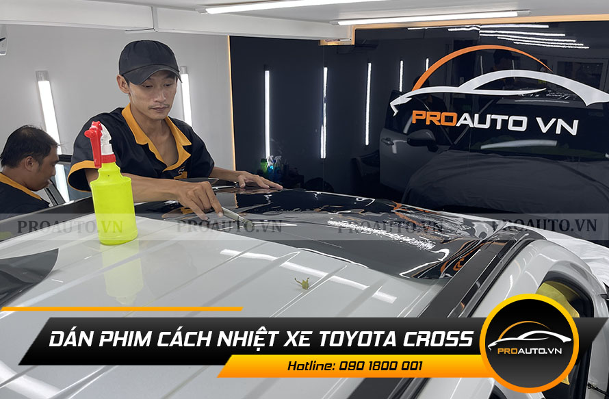 Dán phim cách nhiệt xe toyota cross - Cân bằng nhiệt độ trong xe