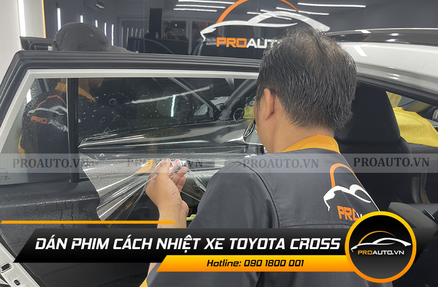 Dán phim cách nhiệt xe toyota cross - Loại bỏ tia UV