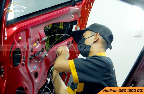 Cách âm chống ồn xe Mitsubishi Attrage Tại Proauto.vn