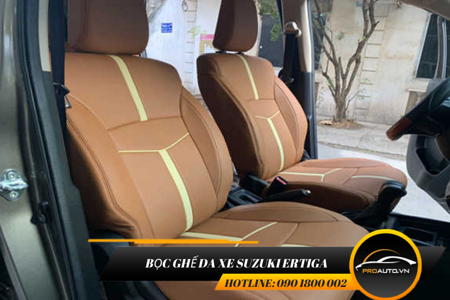 Bọc ghế da xe suzuki ertiga 