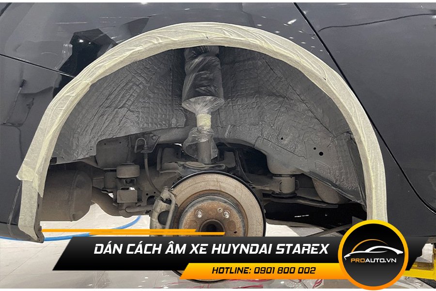 Cách âm chống ồn xe hyundai starex